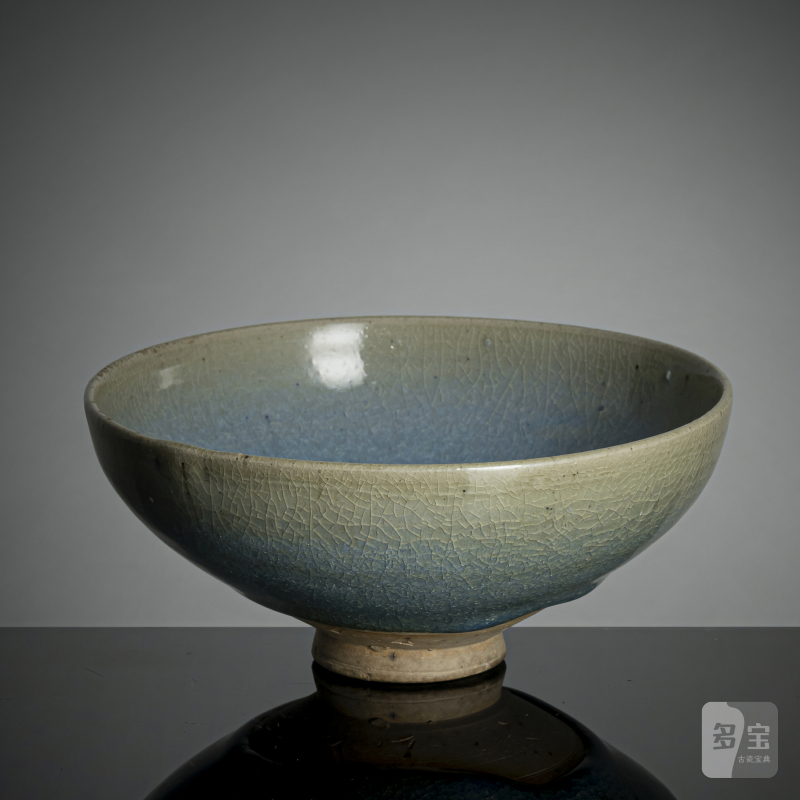 A lavender-blue violet-splashed 'Jun' ware bowl - 图3